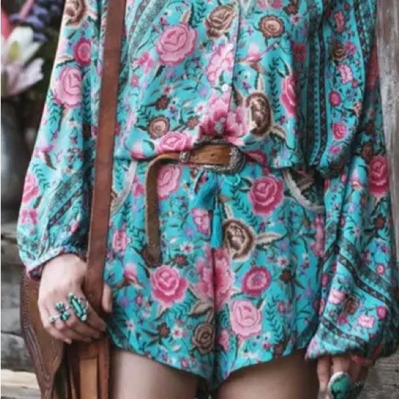 Spell Babushka Shorts - Turquoise - Picture 3 of 14